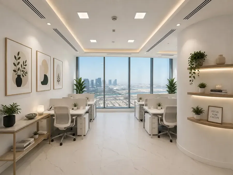 Coworking space ADGM with window desks, Al Reem Island